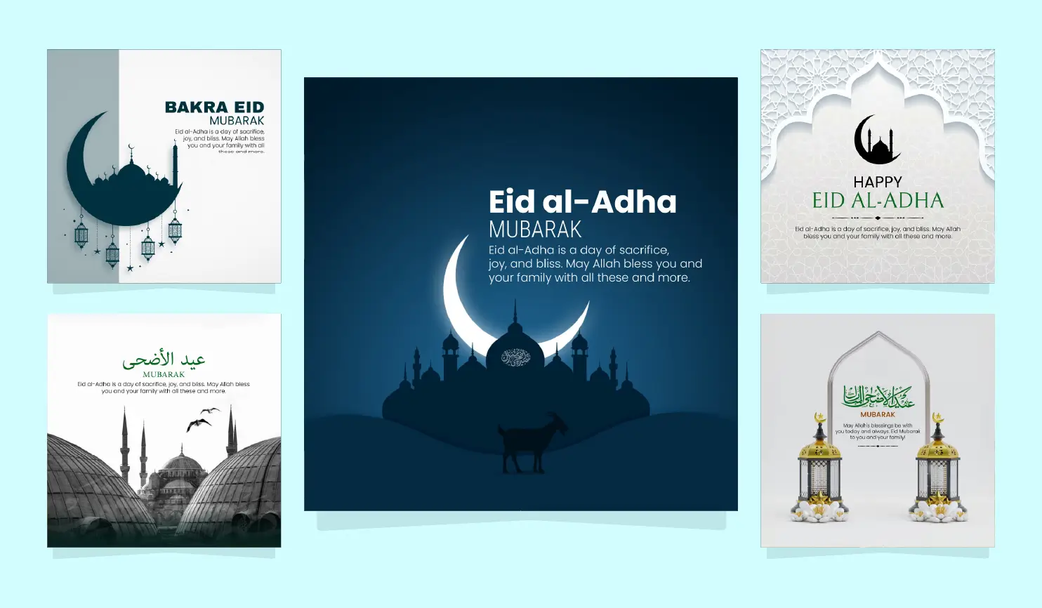Eid al-Adha 2025 Poster by Postive App
