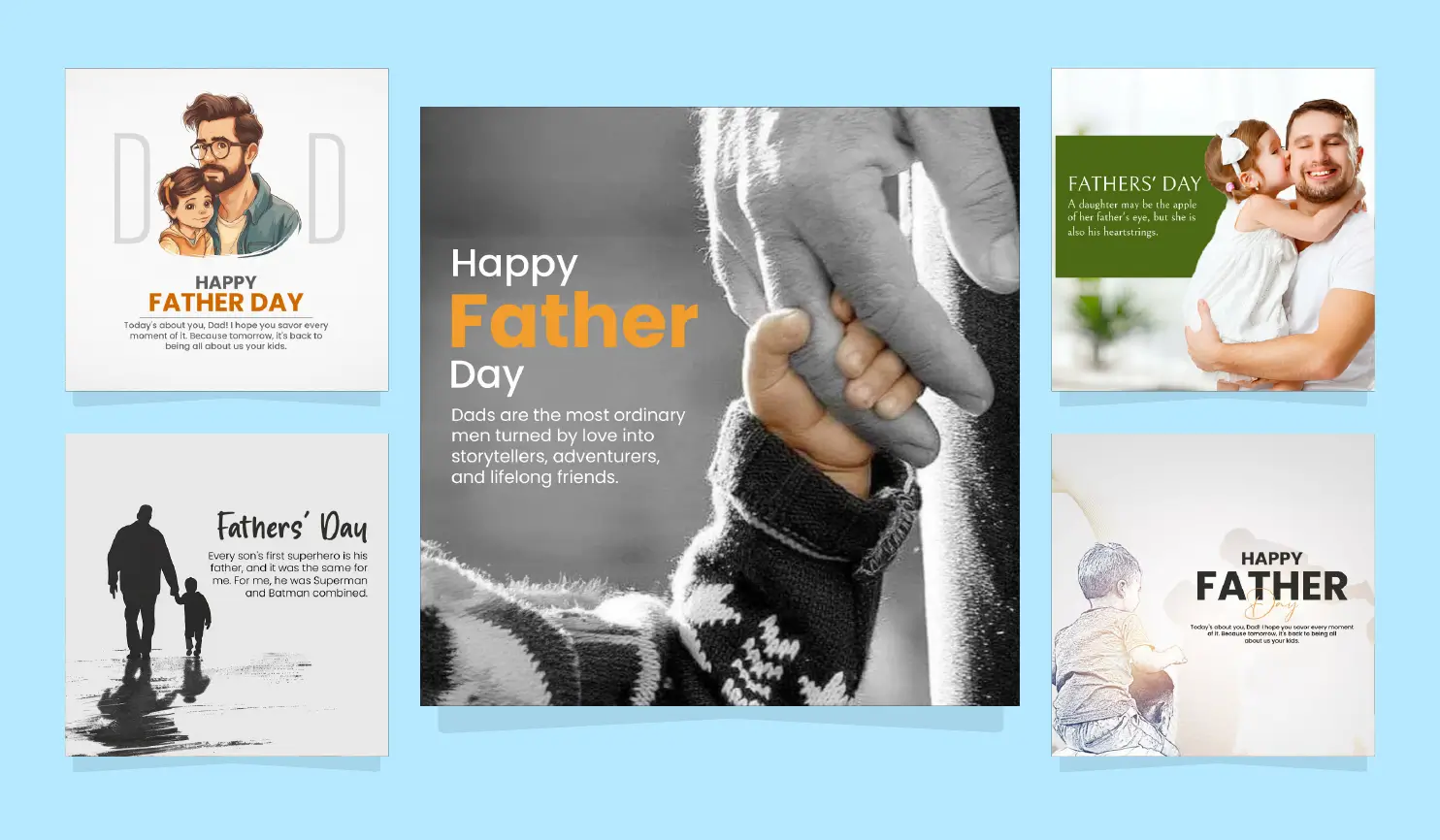Father's Day 2025 Poster by Postive App