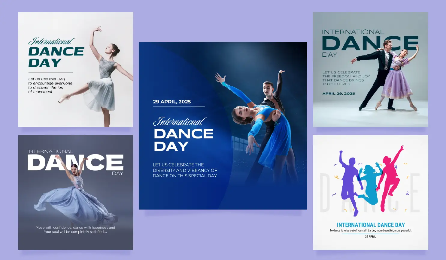 International Dance Day 2025: Theme, Wishes, Quotes & Poster By Postive Festival Post Maker App