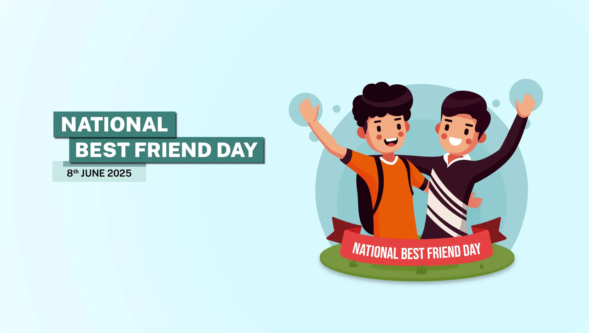 National Best Friend Day 2025: Date, Celebration, Wishes, Campaign & Poster Ideas