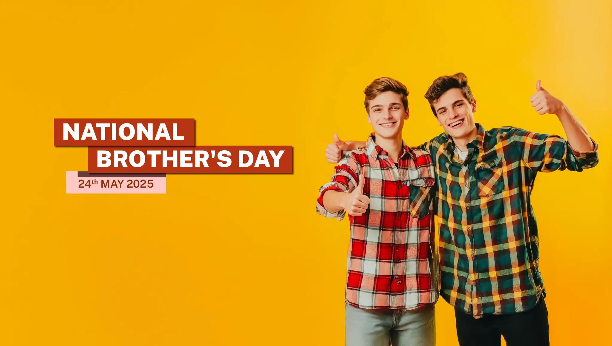 National Brother's Day 2025: Date, Significance, History, Quotes, Wishes, and Posters