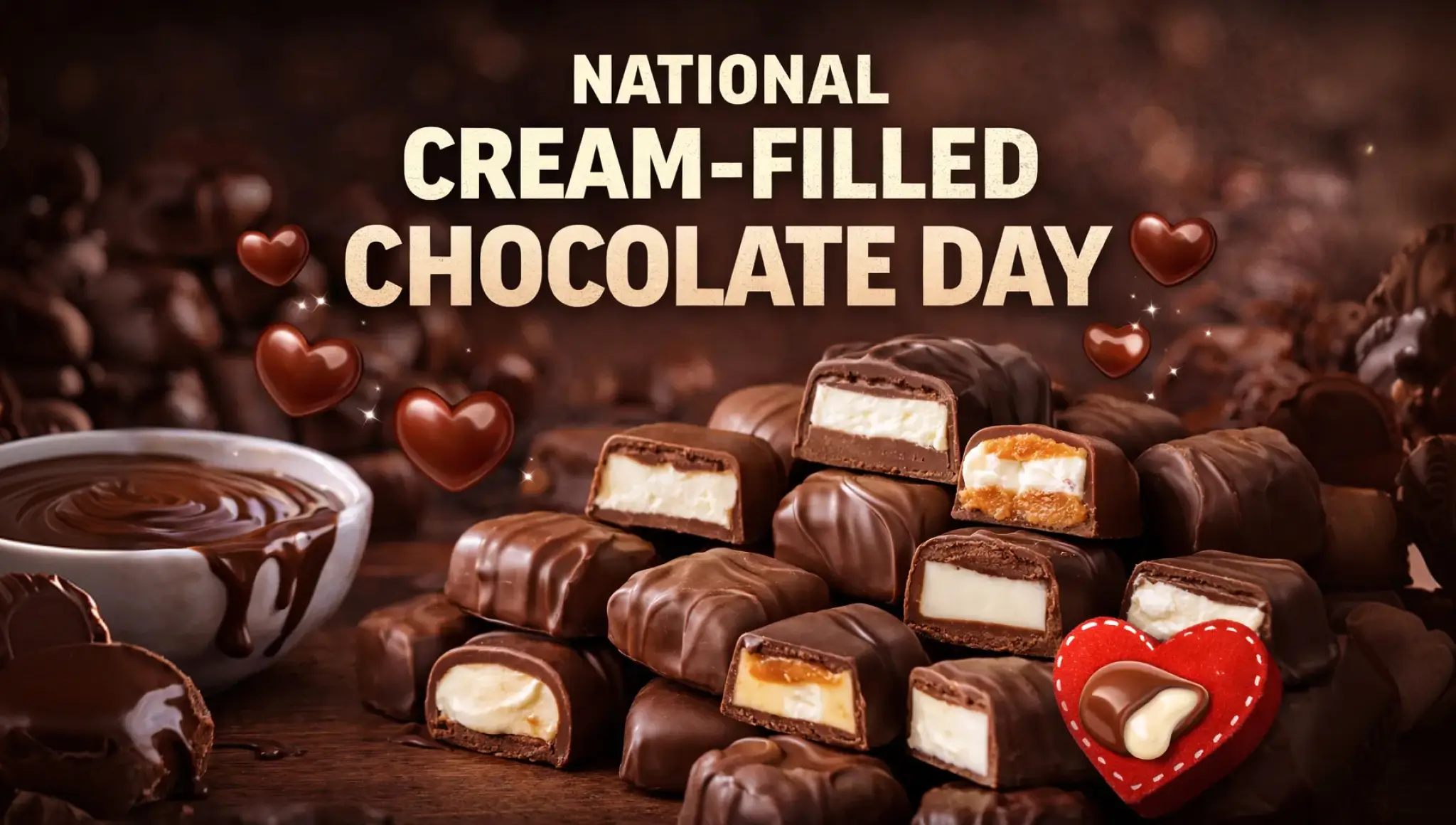National Cream-Filled Chocolate Day 2026 (14 February): Date, History, Significance & Sweet Celebrations