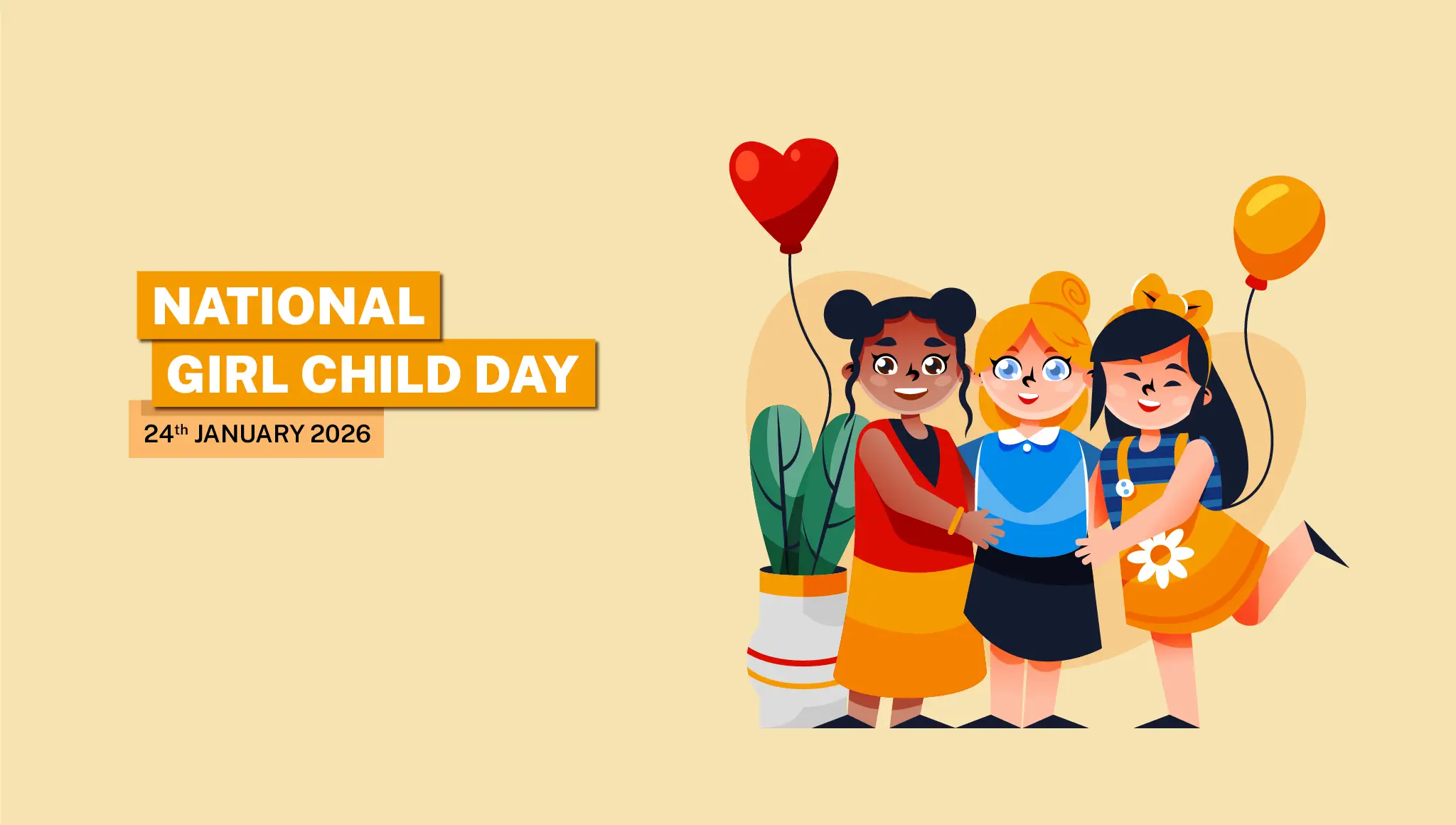 National Girl Child Day 2026: Date, Theme, History, Significance, Wishes & Messages