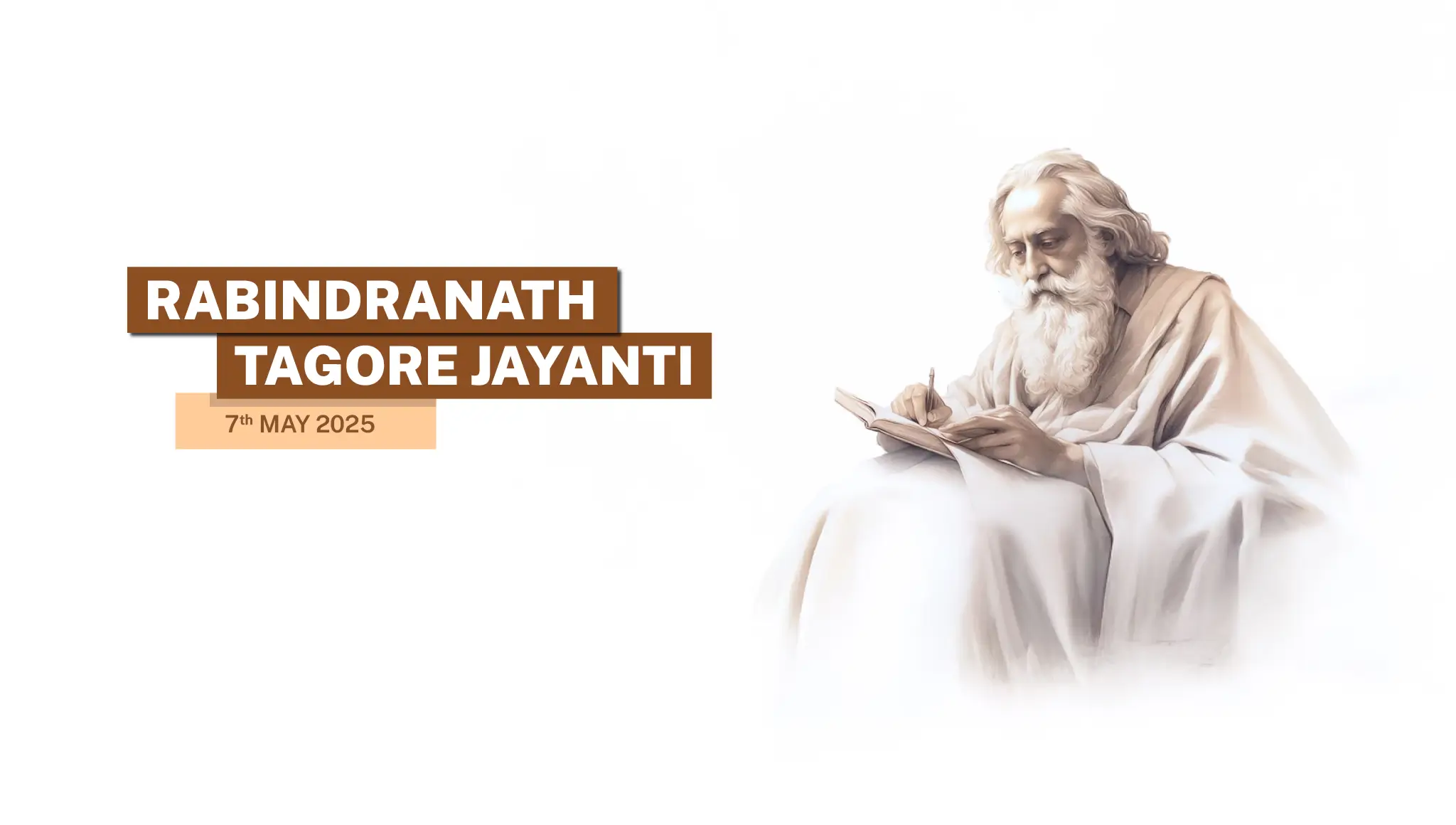 Rabindranath Tagore Jayanti 2025: Date, History, Significance, Quotes, Wishes & Posters