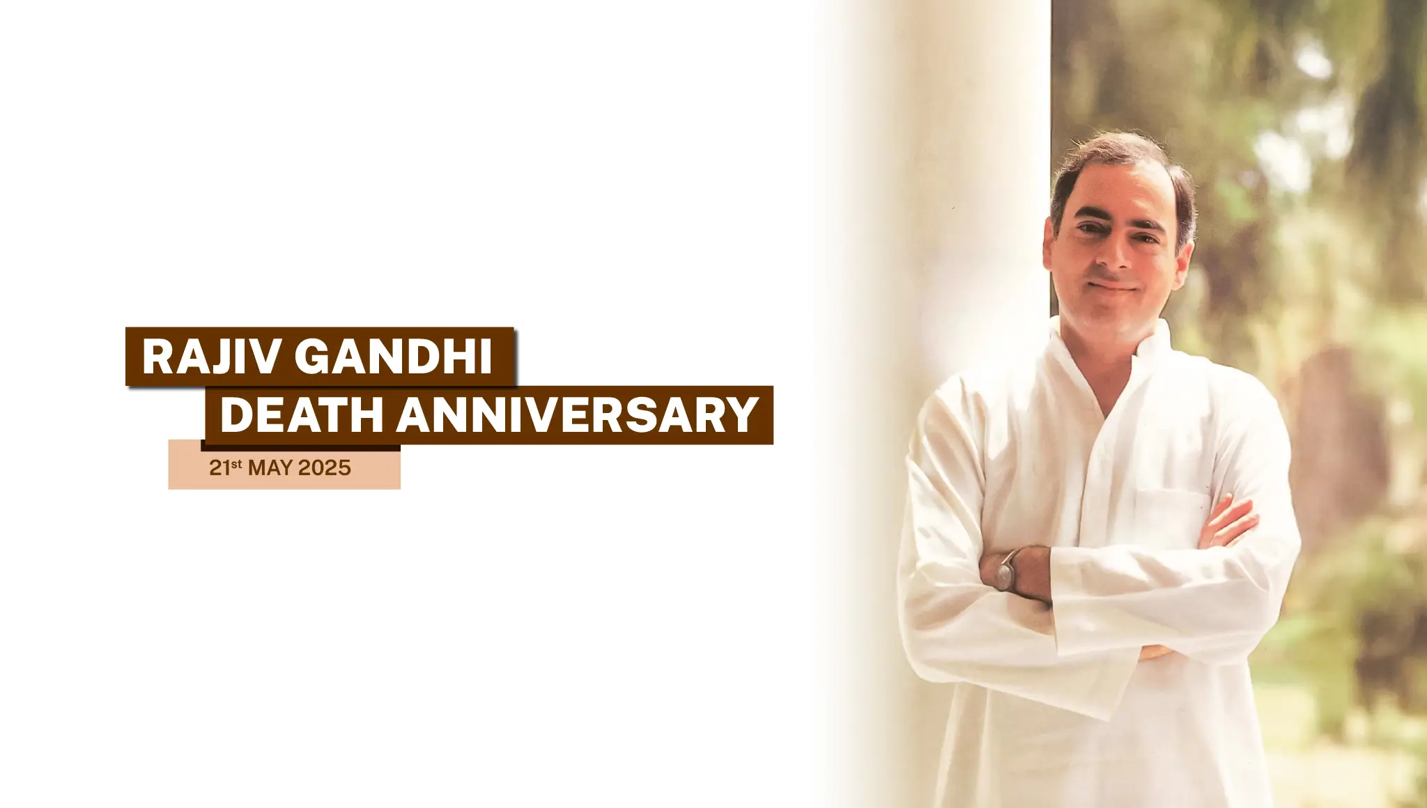 Rajiv Gandhi Death Anniversary 2025: Date, History, Significance & Tribute Posters